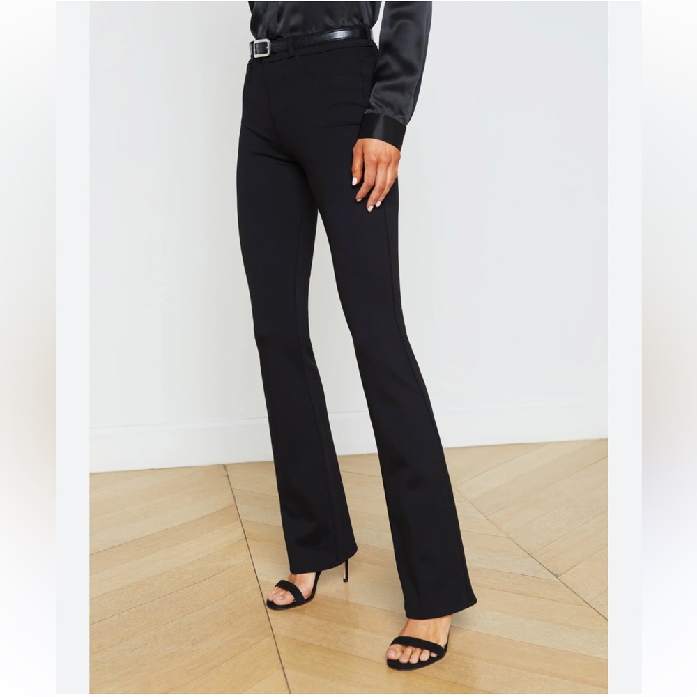 L'AGENCE Classic Black Trousers